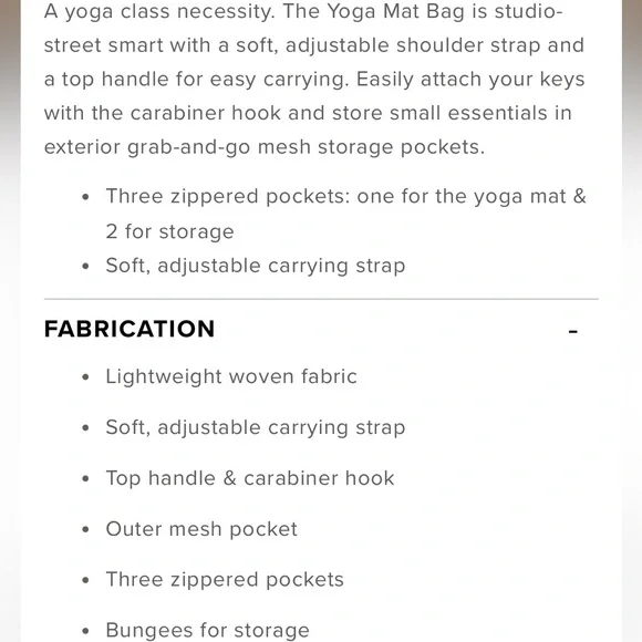 Alo Yoga Mat Bag - Picture 6 of 6